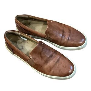 Frye Women's Ivy Slip-On Sneakers Cognac size 10